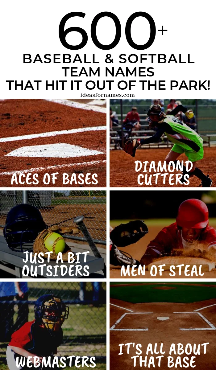 Baseball And Softball Team Names That Hit It Out Of The Park #baseball #softball #baseballboys #baseballfan #baseballlove #softballlove #softballfan #baseballmom #softballmom